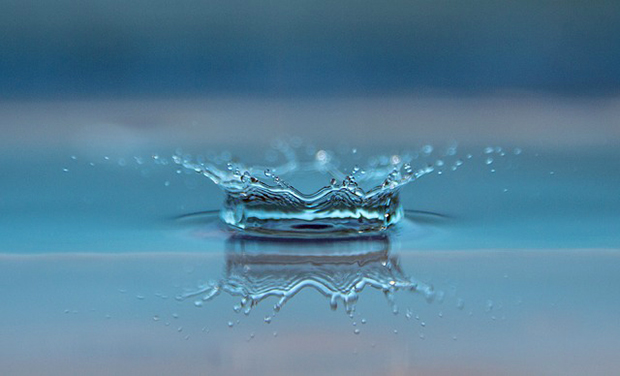 Rainwater Tank Drops of Water